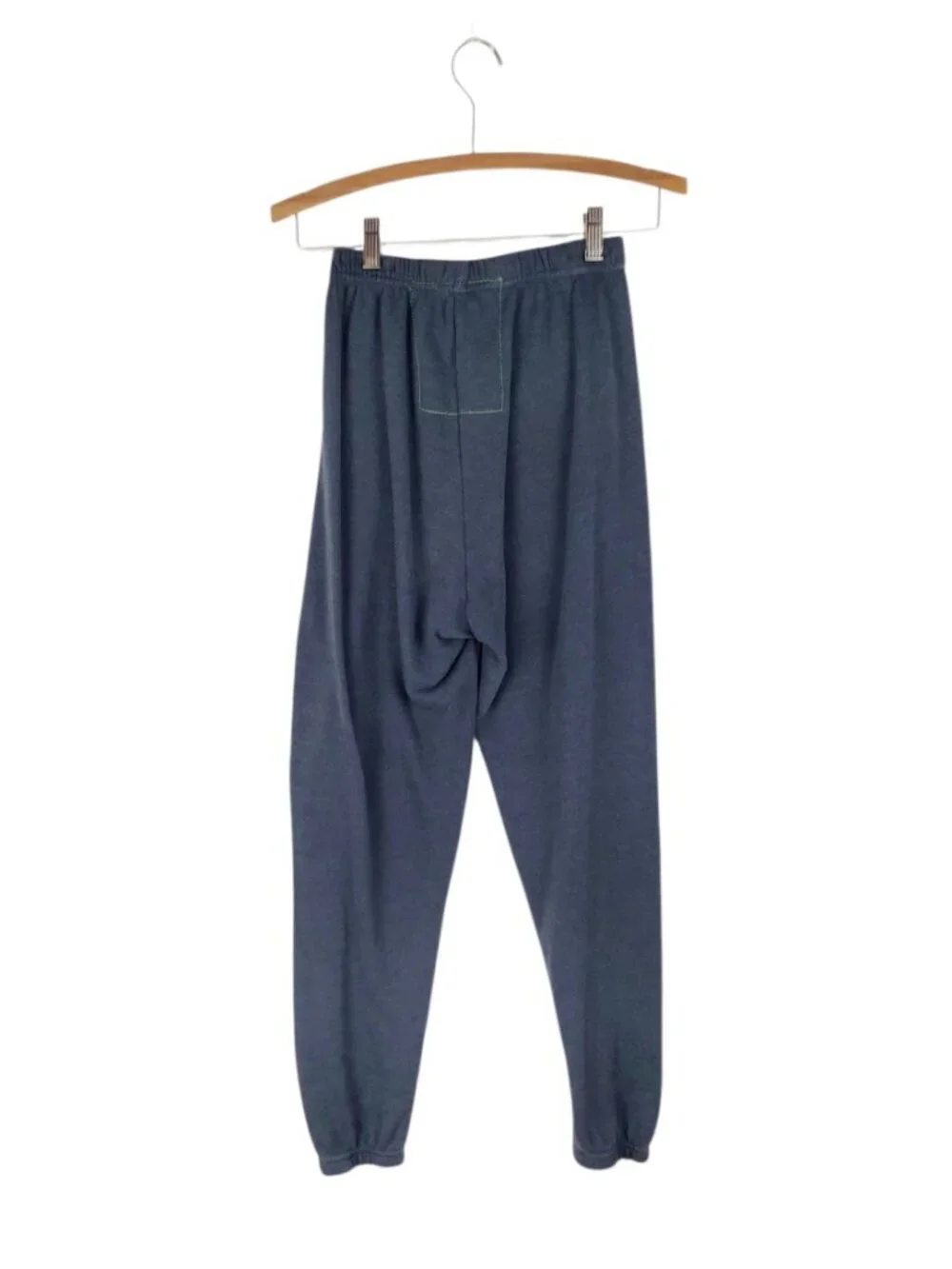 Aviator Nation Rainbow Heart Stitch Sweatpants Charcoal Gray Womens XS